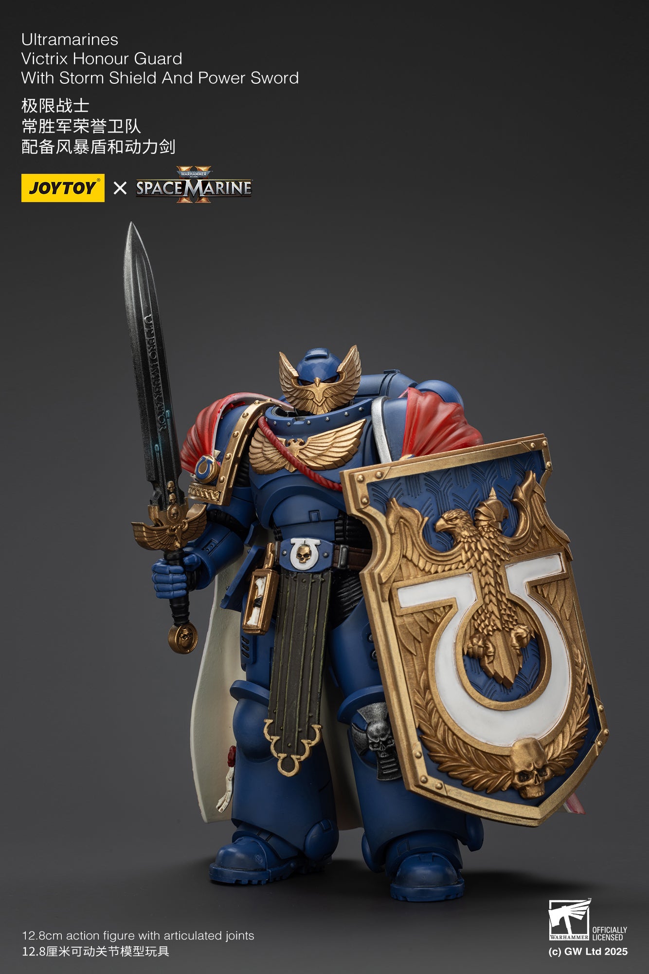 Warhammer 40k Ultramarines Victrix Honour Guard with Storm Shield And Power Sword