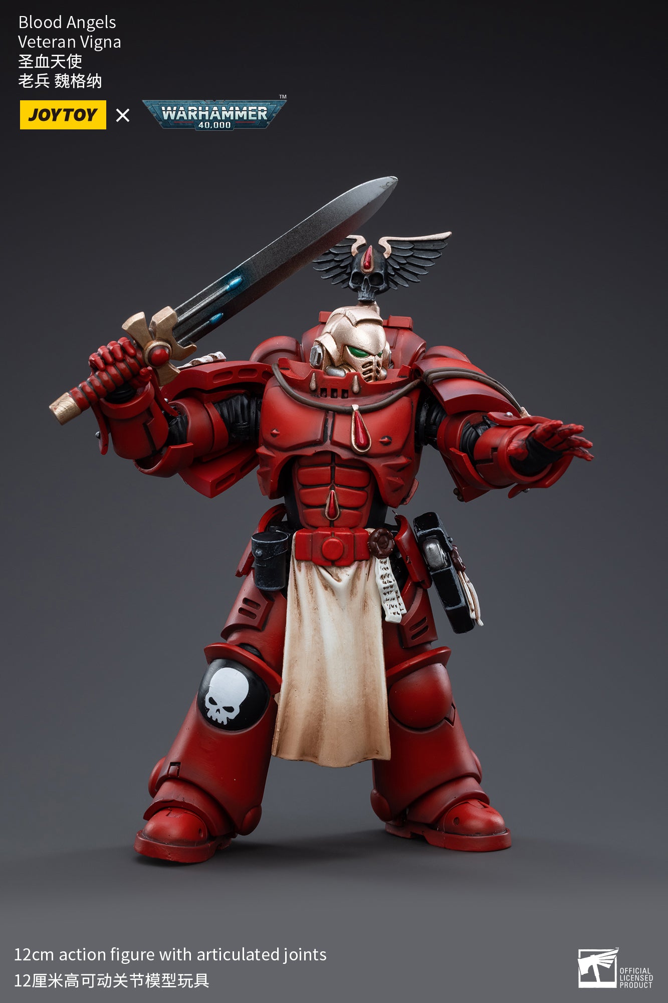 Warhammer 40k Blood Angels Veteran Vigna (In Stock)