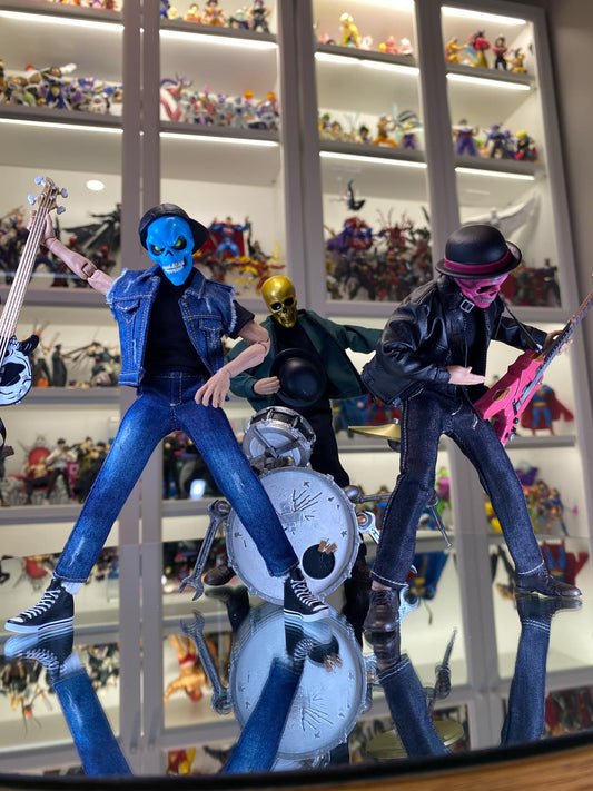 Custom 1/12 Action Figure Mezco Skull Chaos Club