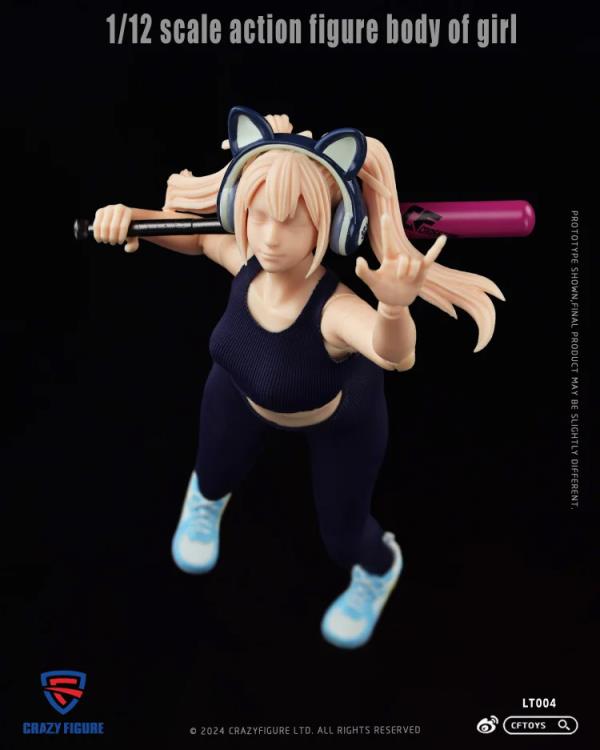 CRAZY FIGURE Multi Joint Movable 1/12 Scale Female Body LT004 (In Stock)
