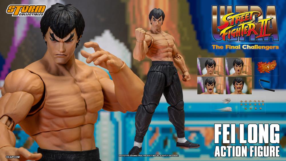 Storm Toys Ultra Street Fighter II: The Final Challengers Fei Long 1/12 Scale (In Stock)