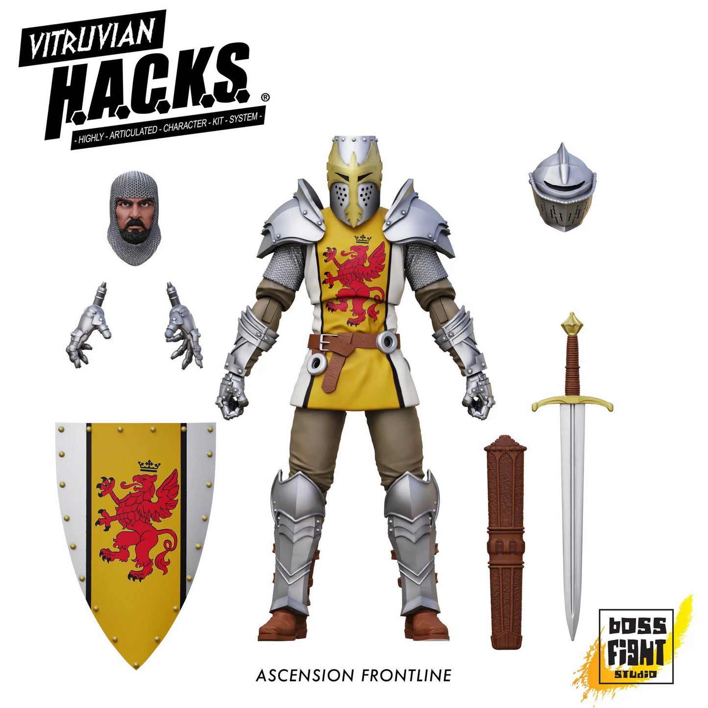 (Pre-Order) Boss Fight Studio Middle Ages Vitruvian Hacks Ascension Frontline 1/18 Action Figure