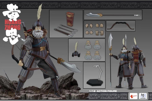 (Pre-Order) Play Time Toys 1/12 The Romance of Three Kingdoms Huang Zhong