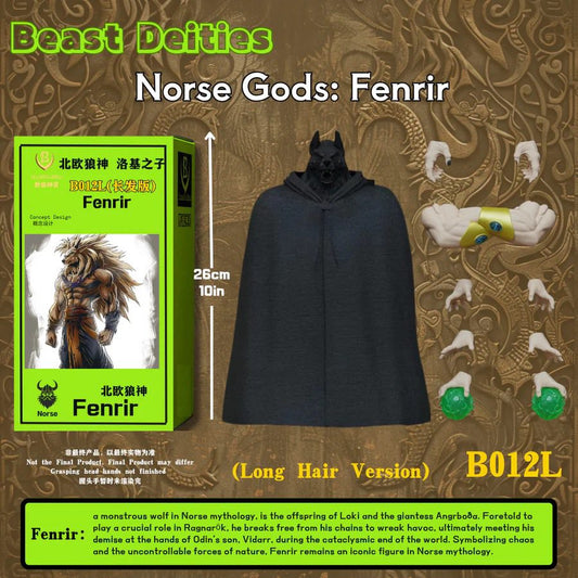(Pre-Order) Beast Deities Norse Gods 10 inches Fenrir B012L (Long Hair Version)