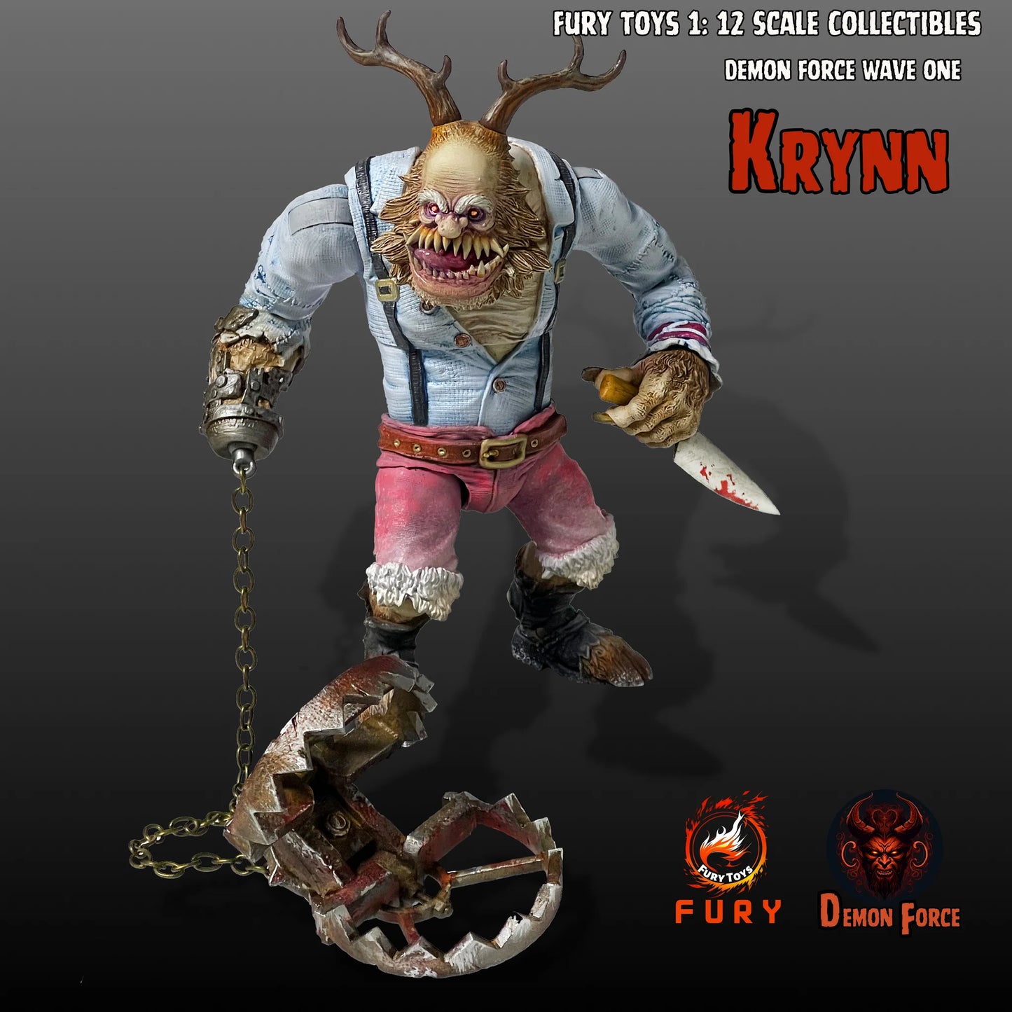 (Pre-Order) Fury toys Demon Force wave 1 1/12 The brother Krynn 7 inches action figure