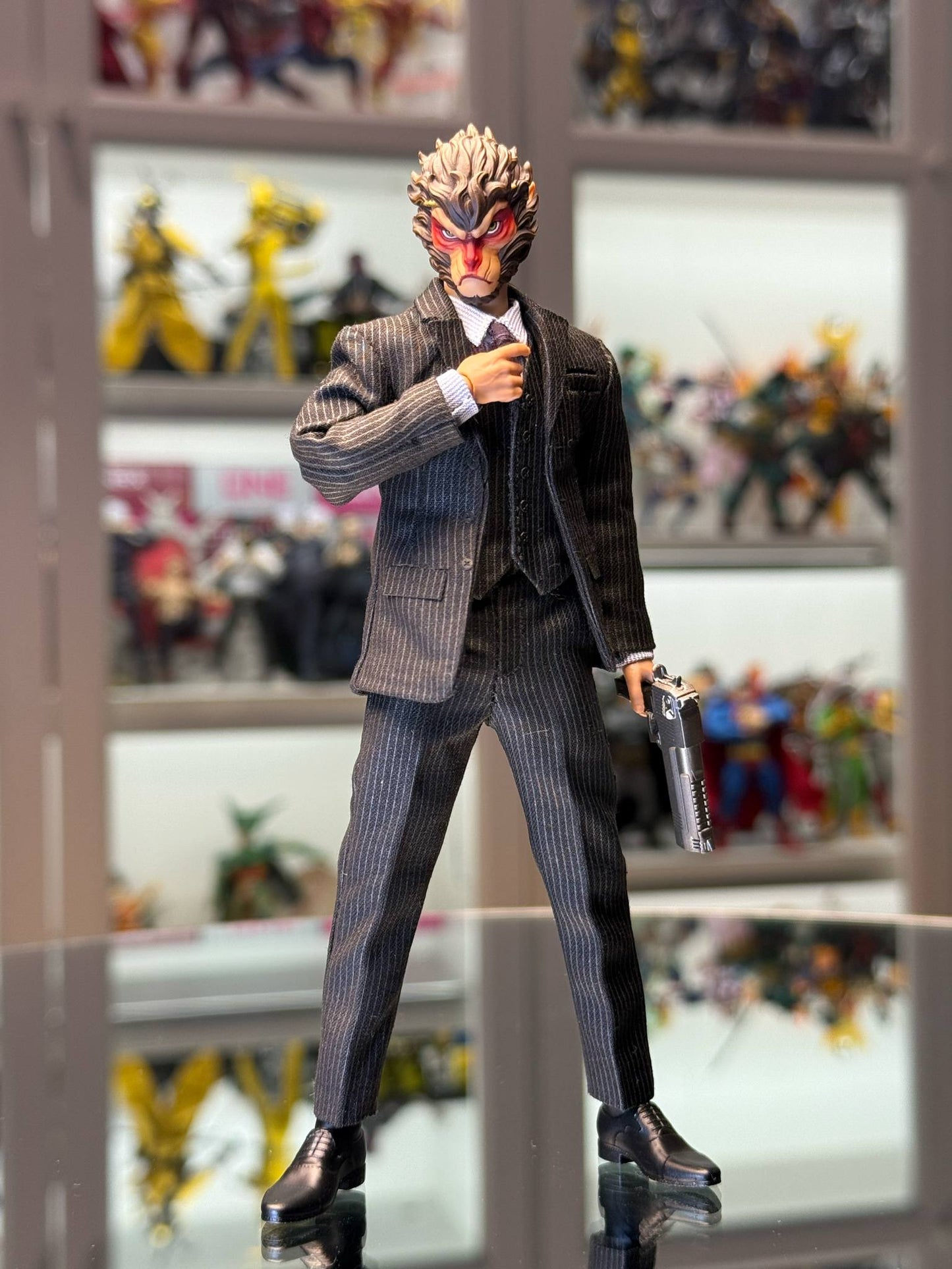 Custom 1/12 Sun WuKong Head Sclupt (Head Sclupt ONLY, Body Not Included)