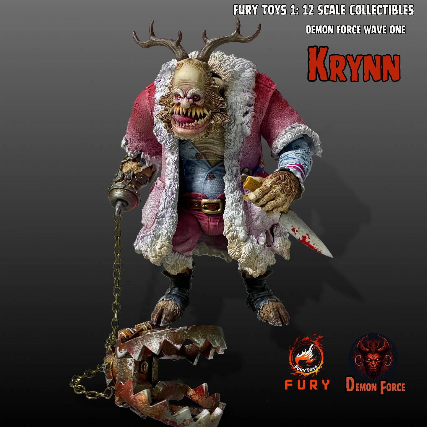 (Pre-Order) Fury toys Demon Force wave 1 1/12 The brother Krynn 7 inches action figure