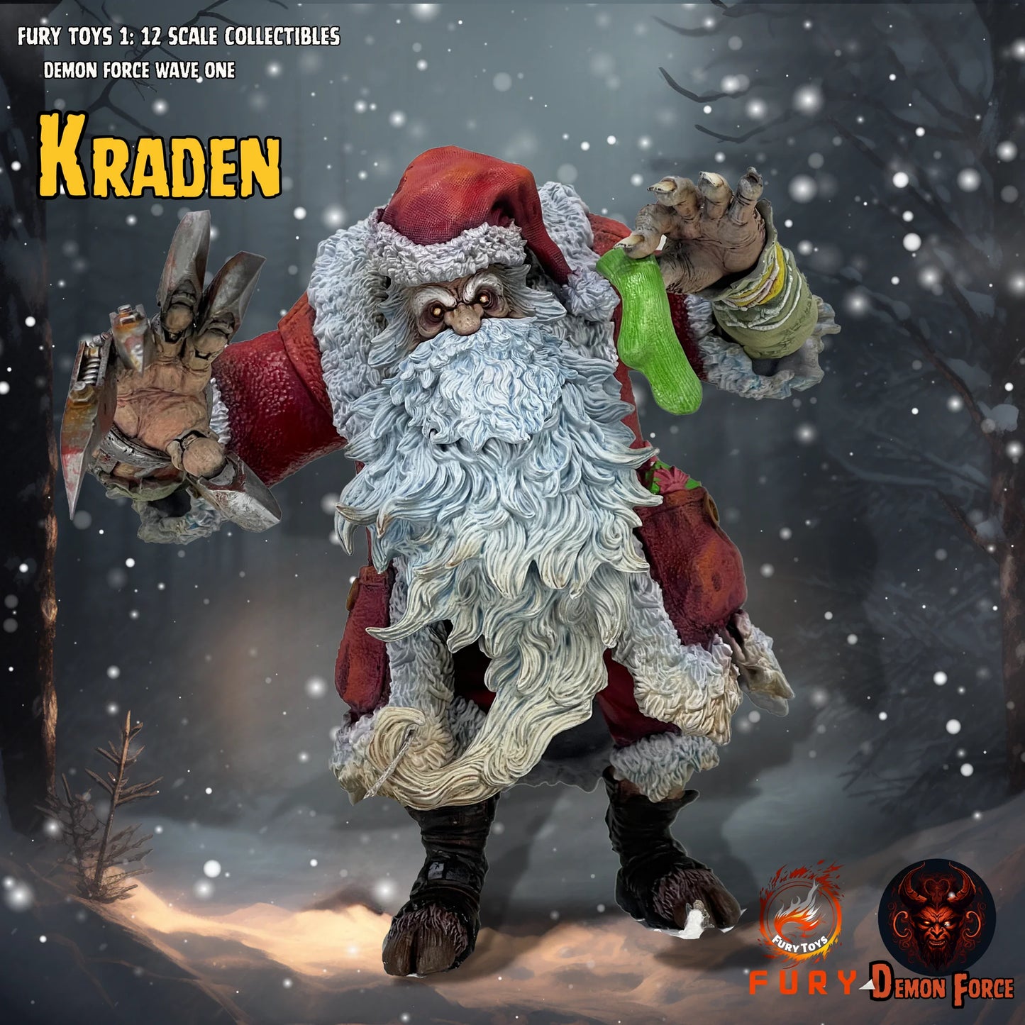 (Pre-Order) Fury toys Demon Force wave 1 1/12 The brother Kraden and Krynn 7 inches action figure