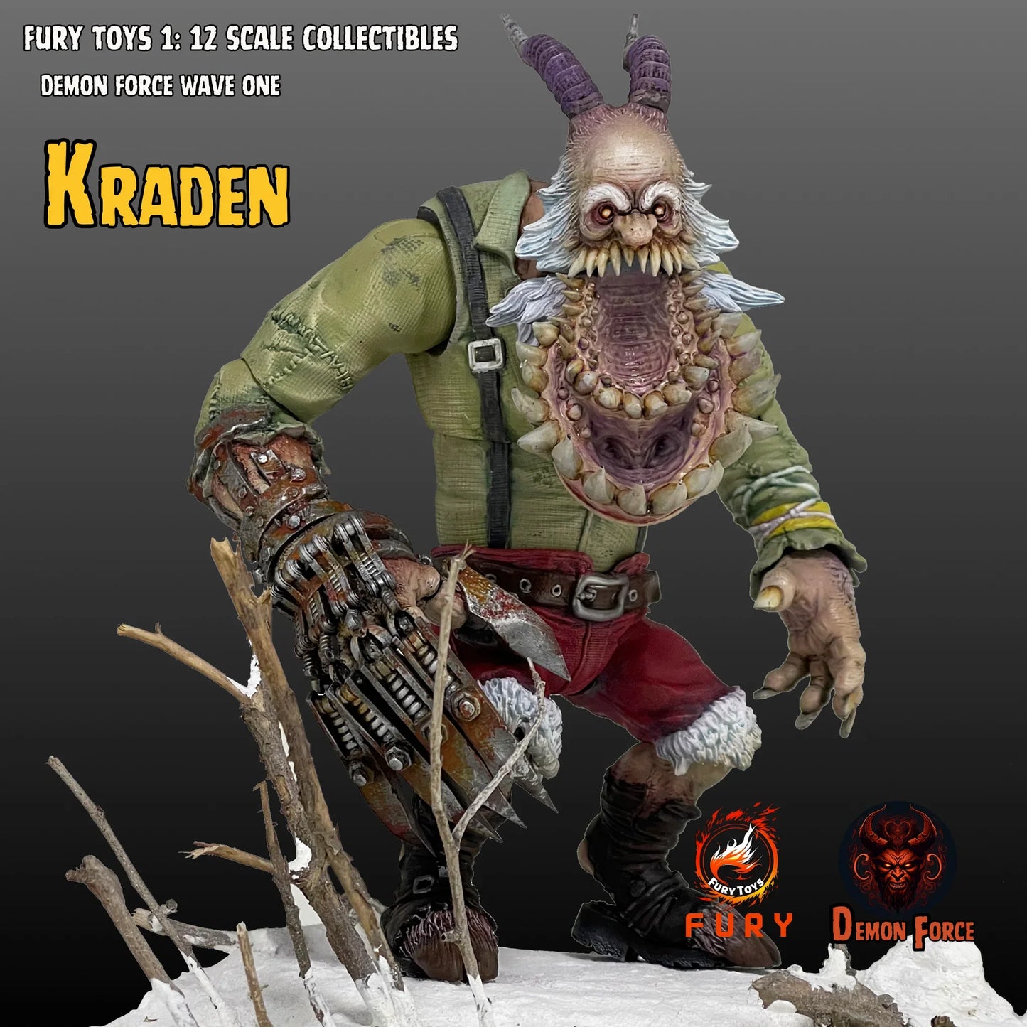 (Pre-Order) Fury toys Demon Force wave 1 1/12 The brother Kraden 7 inches action figure