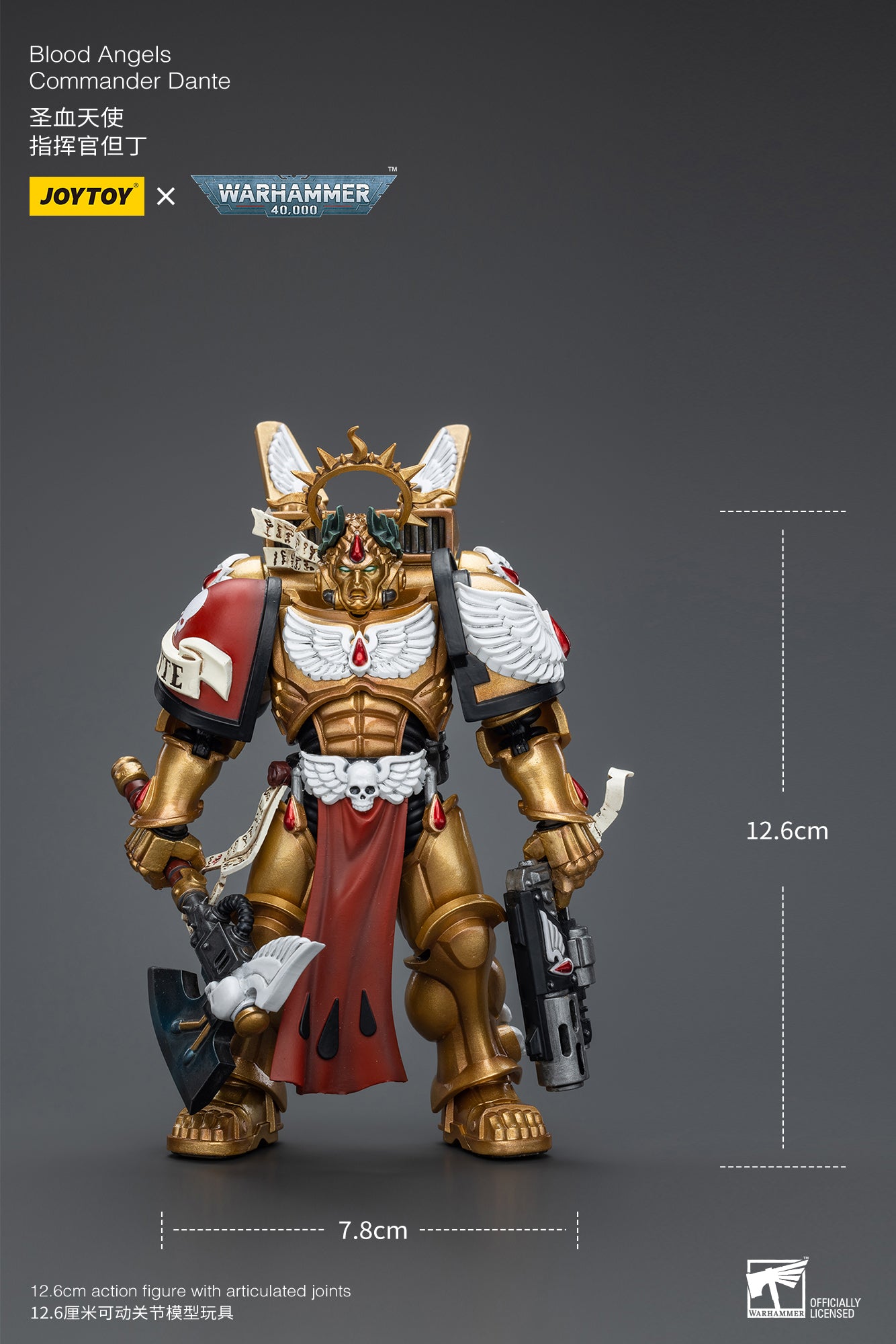 Warhammer 40k Blood Angels Commander Dante (In Stock)