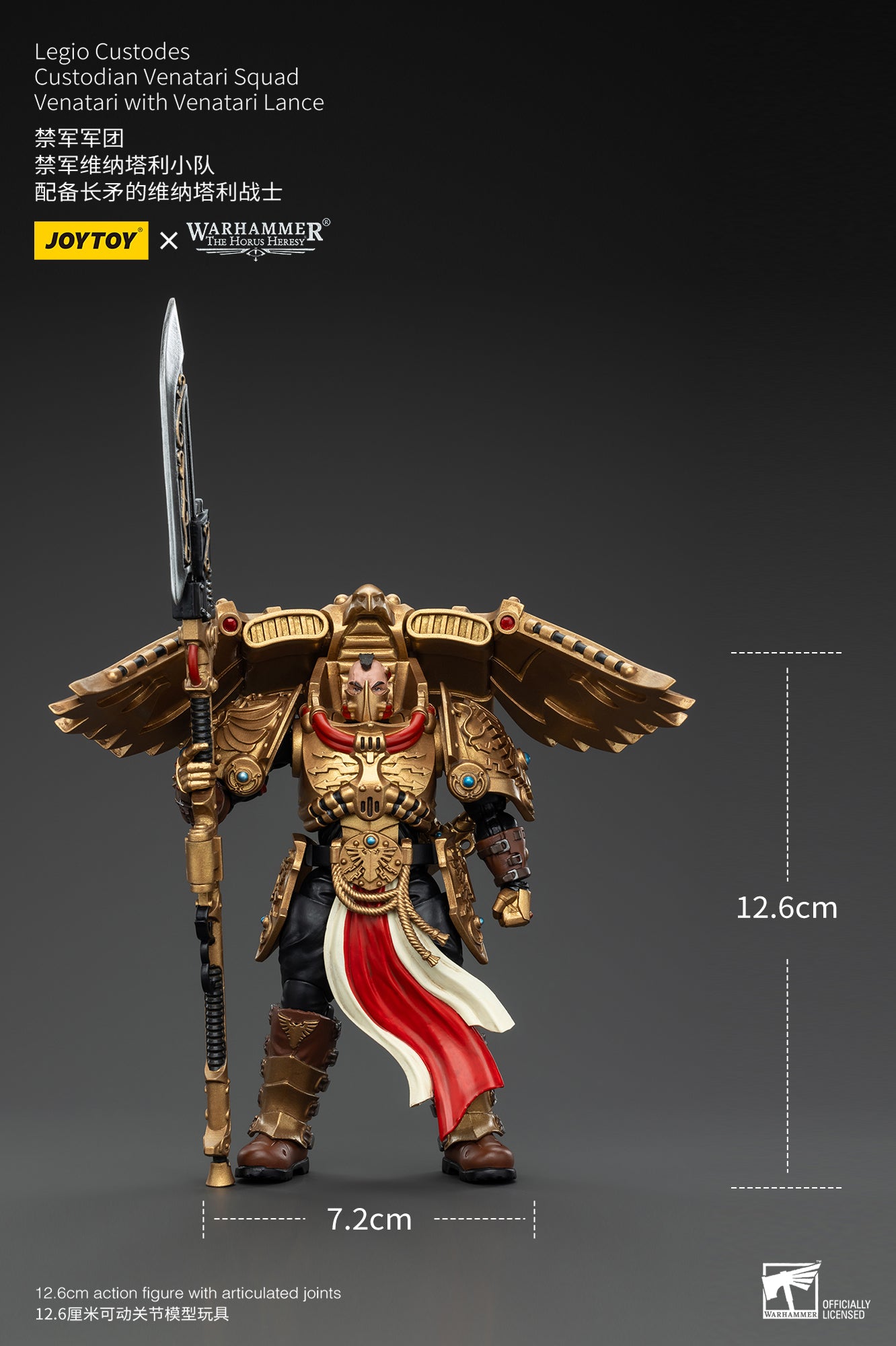 Warhammer The Horus Heresy Legio Custodes Custodian Venatari Squad Venatari with Venatari Lance (In Stock)
