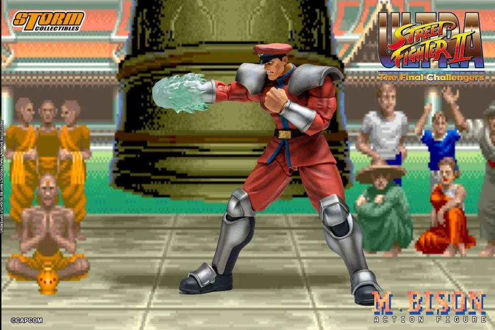 (Pre-Order) Storm Collectibles Ultra Street Fighter II: The Final Challengers M. Bison 1/12 Scale Action Figure