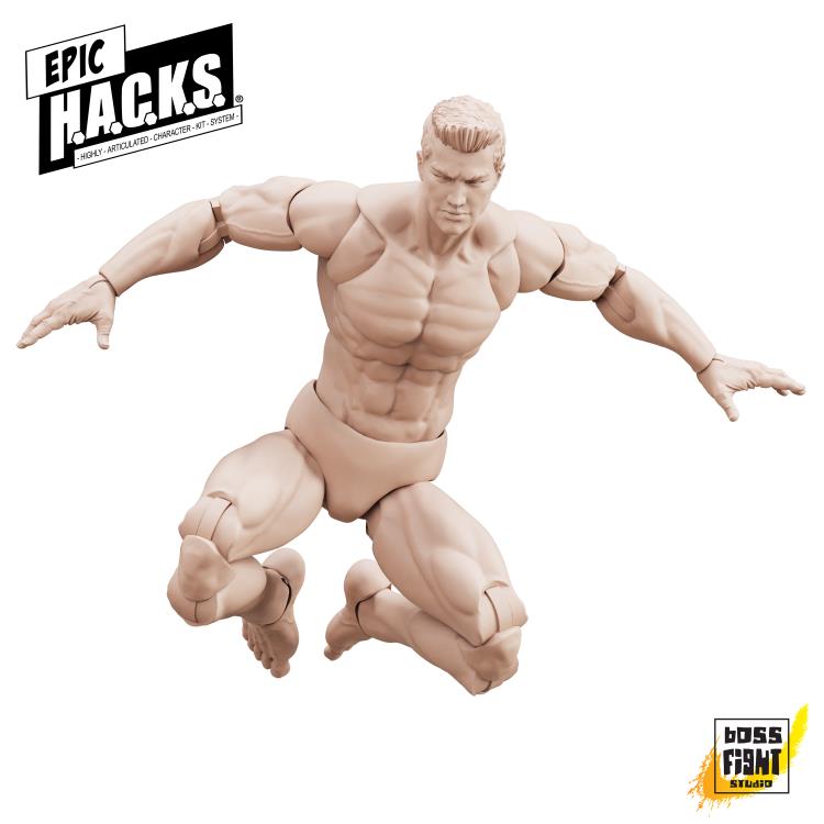 (Pre-Order) BFS Epic H.A.C.K.S. Blanks Champagne Beige Male 1/12 Scale Action Figure