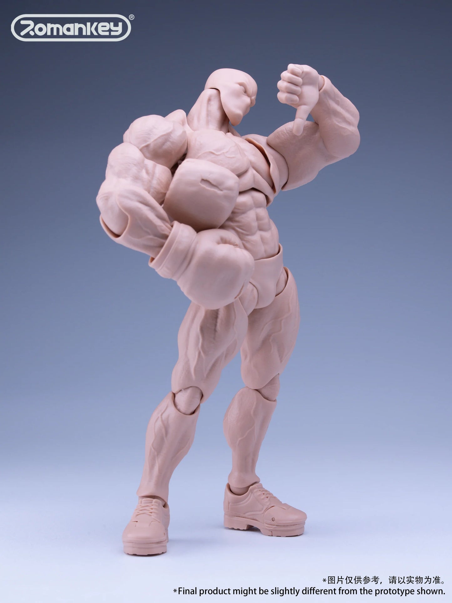 (Pre-Order) Romankey 1/12 Highly Articulated Male Body UMS003 BIG GUY Ver A B and C