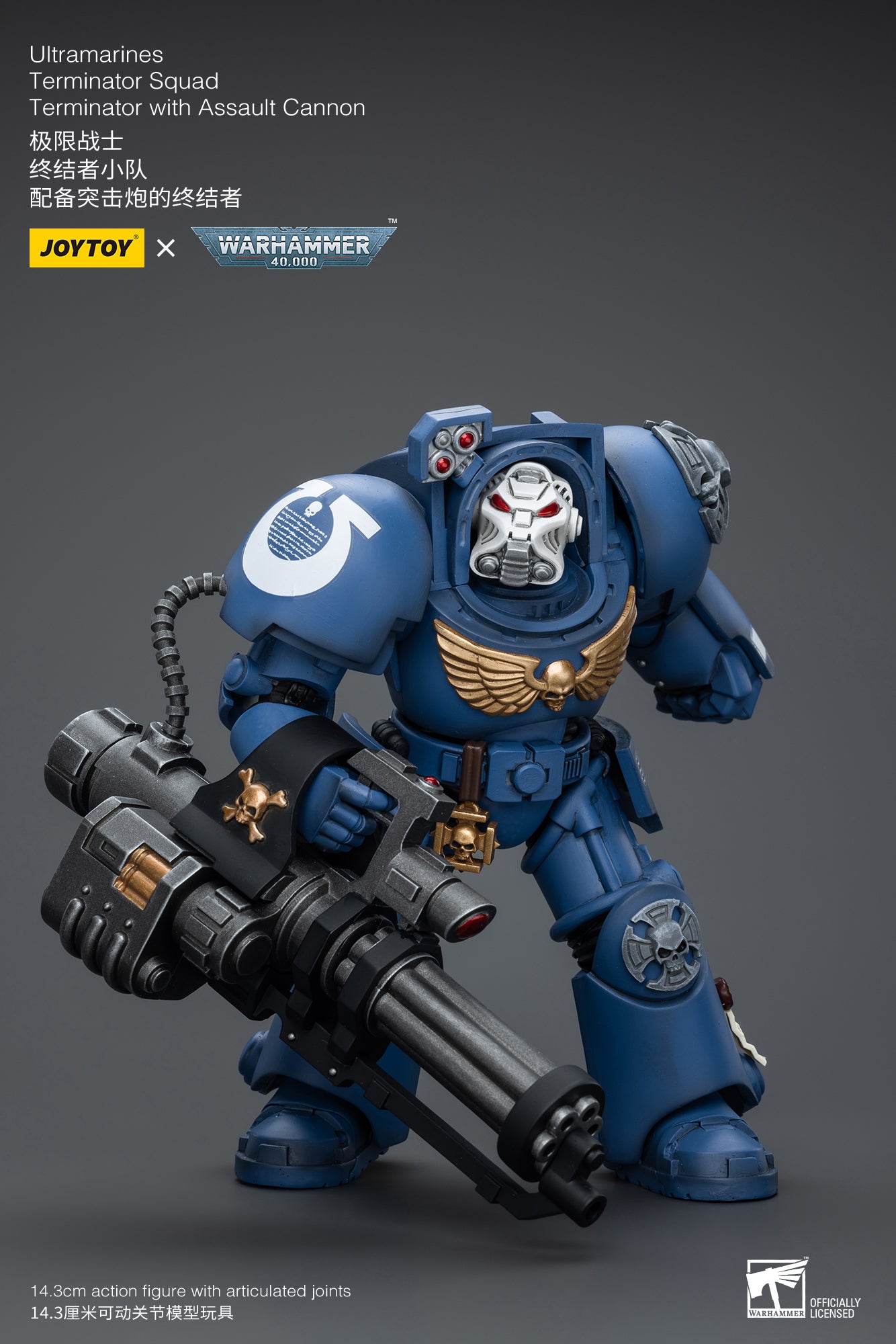 (Pre-Order) Warhammer 40k Ultramarines Terminator Squad Terminator with Assault Cannon