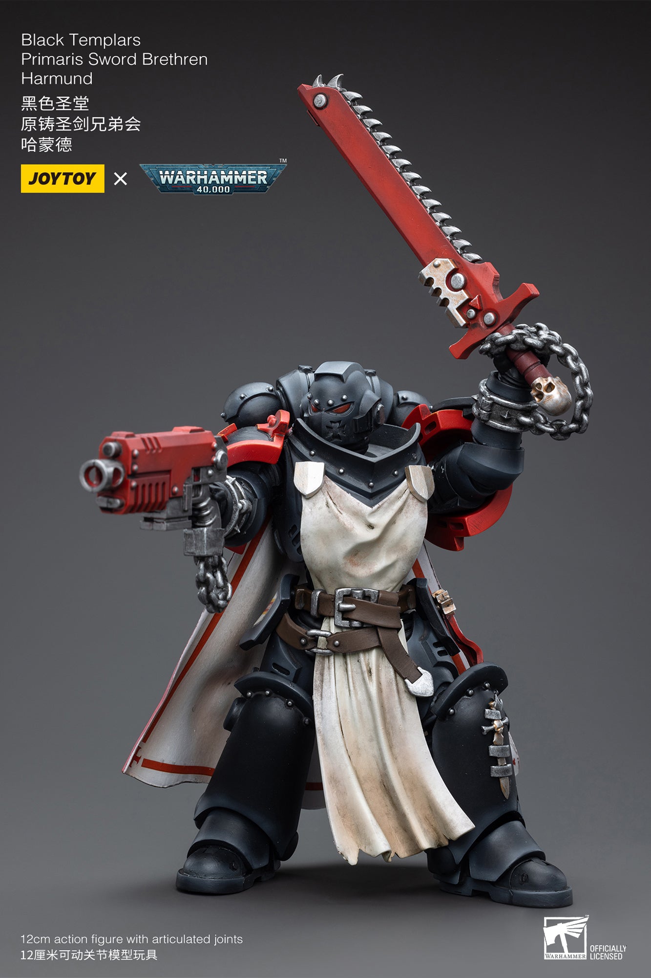 Warhammer 40K Black Templars Primaris Sword Brethren Harmund (Reissue) (In Stock)
