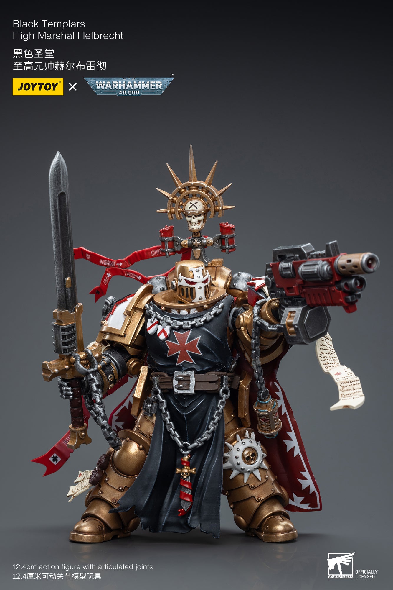 (Pre-Order) Warhammer 40K Black Templars High Marshal Helbrecht