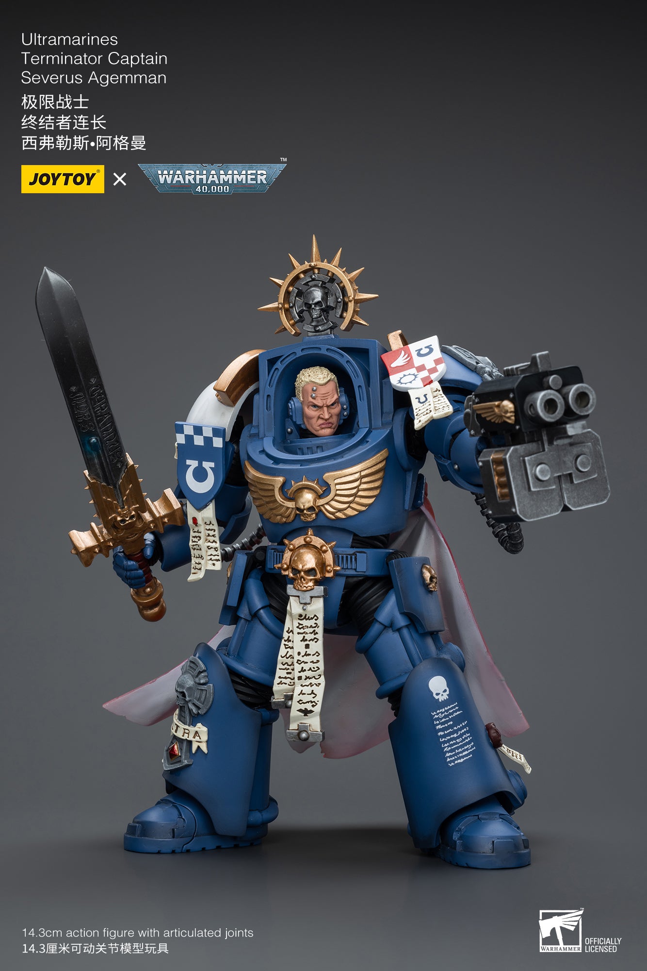 (Pre-Order) Warhammer 40k Ultramarines Terminator Captain Severus Agemman