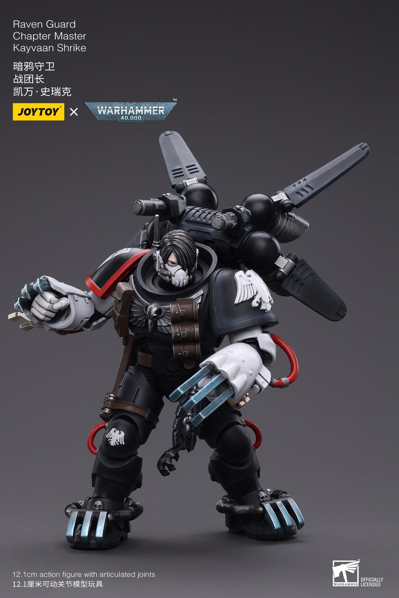 Warhammer 40K Raven Guard Chapter Master Kayvaan Shrike (In Stock)