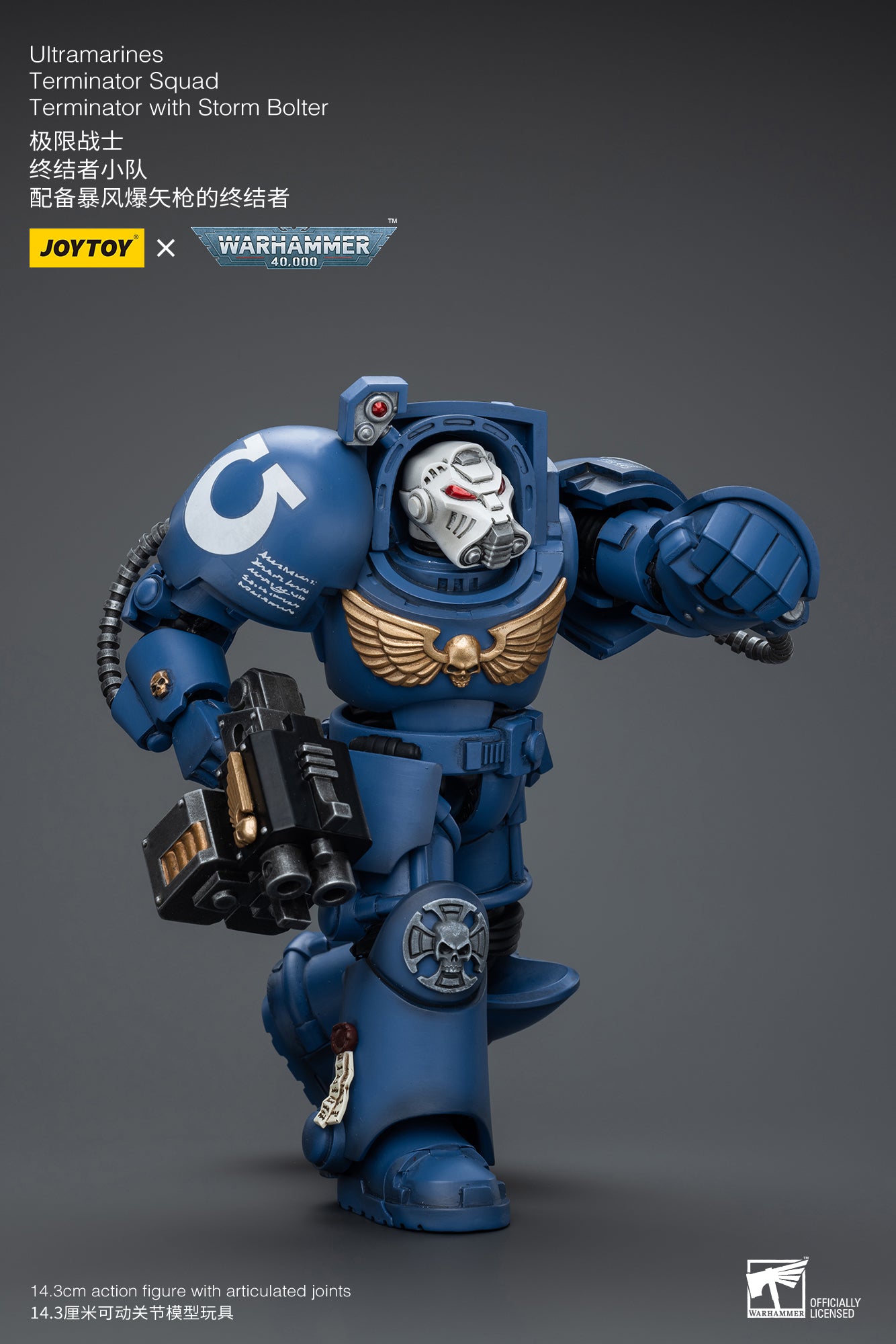 (Pre-Order) Warhammer 40k Ultramarines Terminator Squad Terminator with Storm Bolter