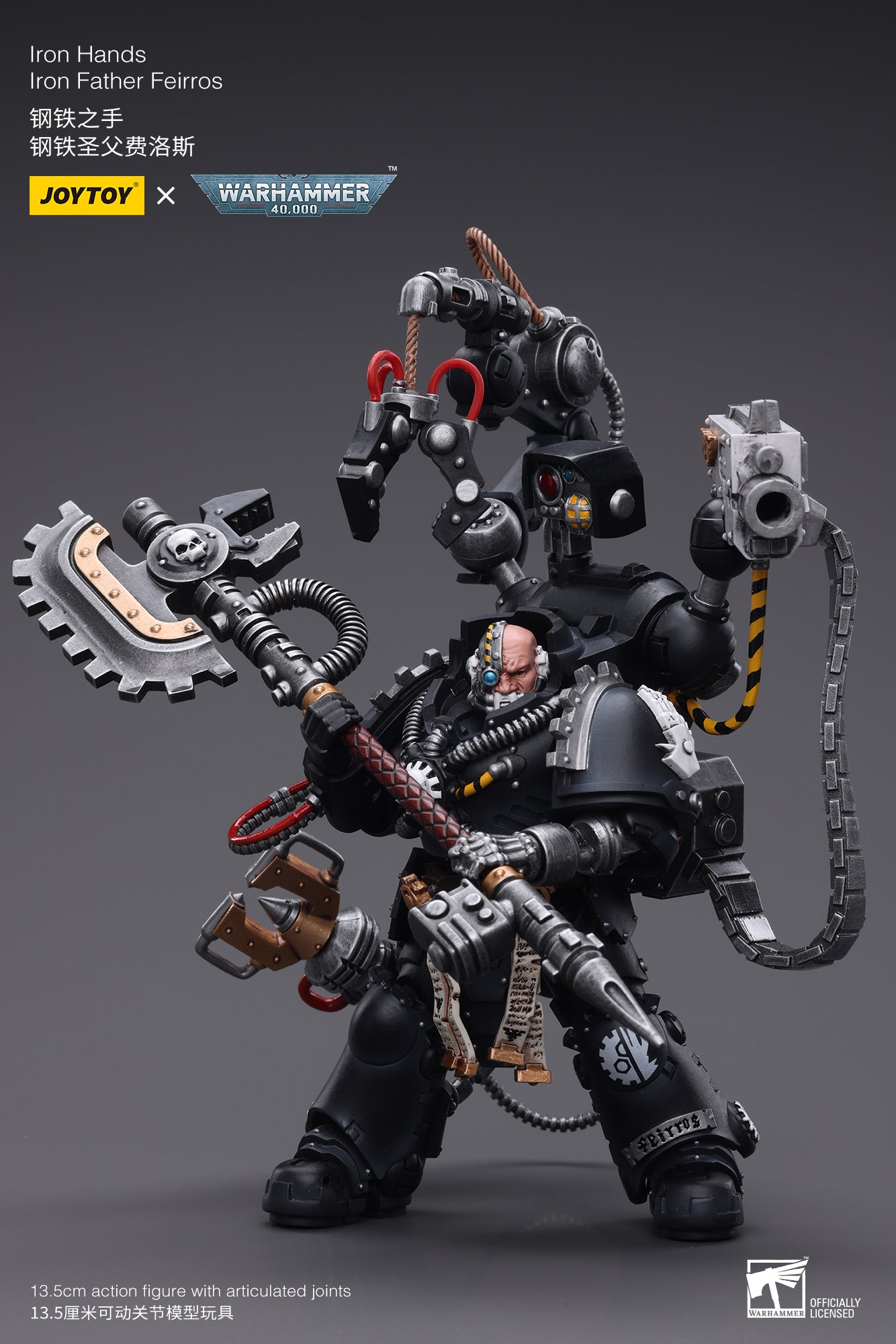 Warhammer 40K Iron Hands lron Father Feirros (In Stock)