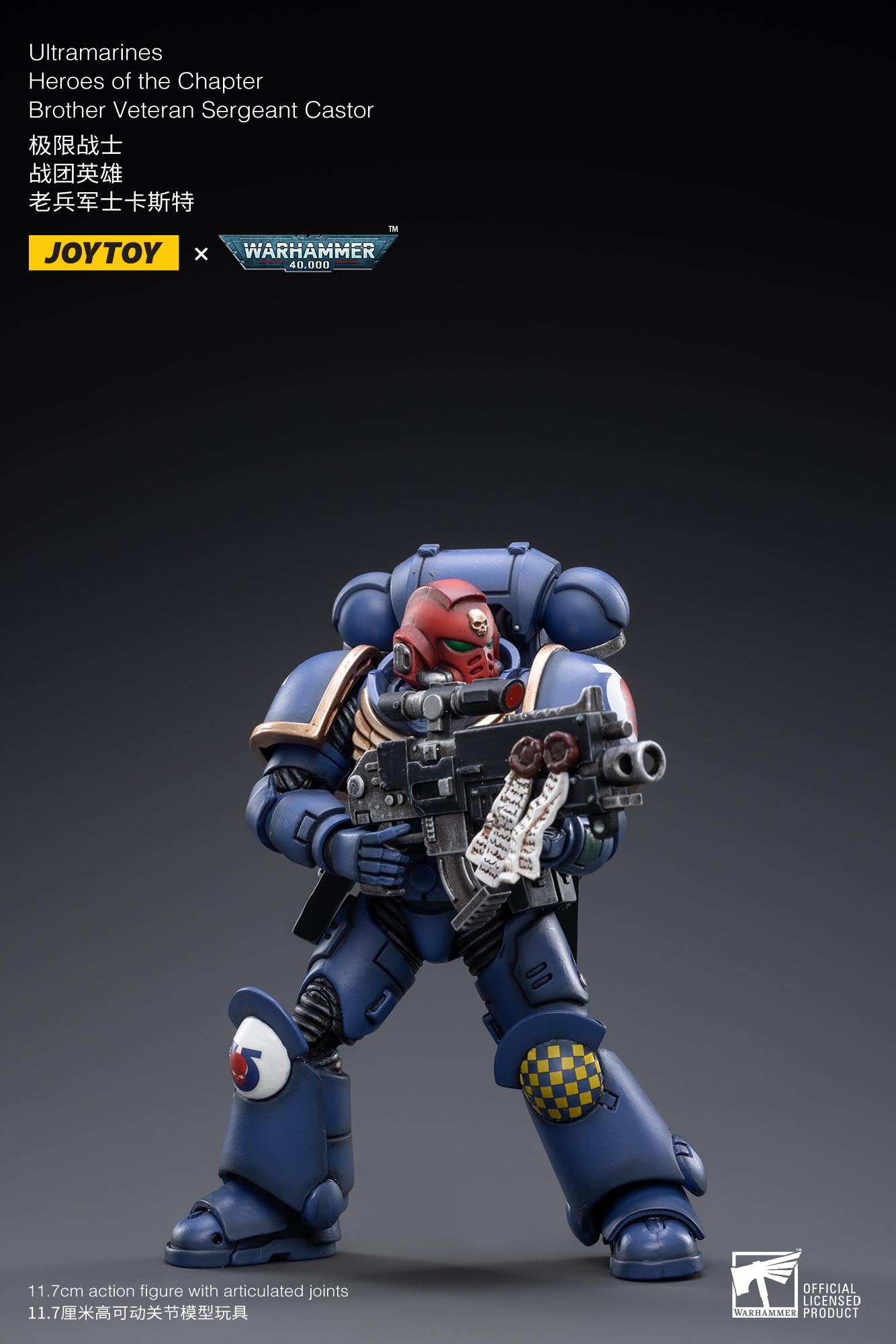 (Pre-Order) Warhammer 40k Ultramarines Heroes of the Chapter Brother Veteran Sergeant Castor - Reissue
