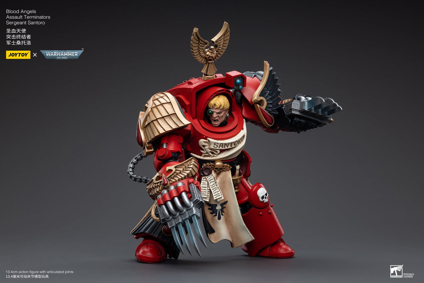 Warhammer 40K Blood Angels Assault Terminators Sergeant Santoro (In Stock)