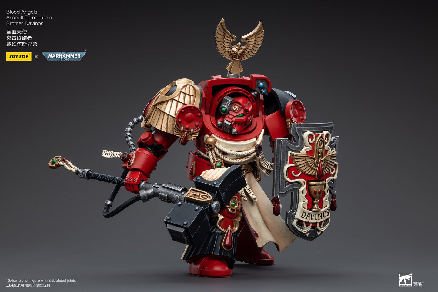 Warhammer 40K Blood Angels Assault Terminators Brother Davinos (In Stock)