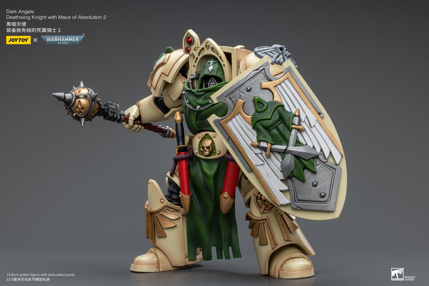 Warhammer 40K Dark Angels Deathwing Knight with Mace of Absolution 2 (In Stock)