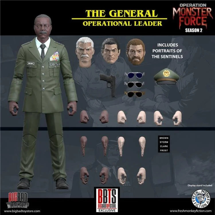 Operation: Monster Force The General Brown 1/12 Scale Figure