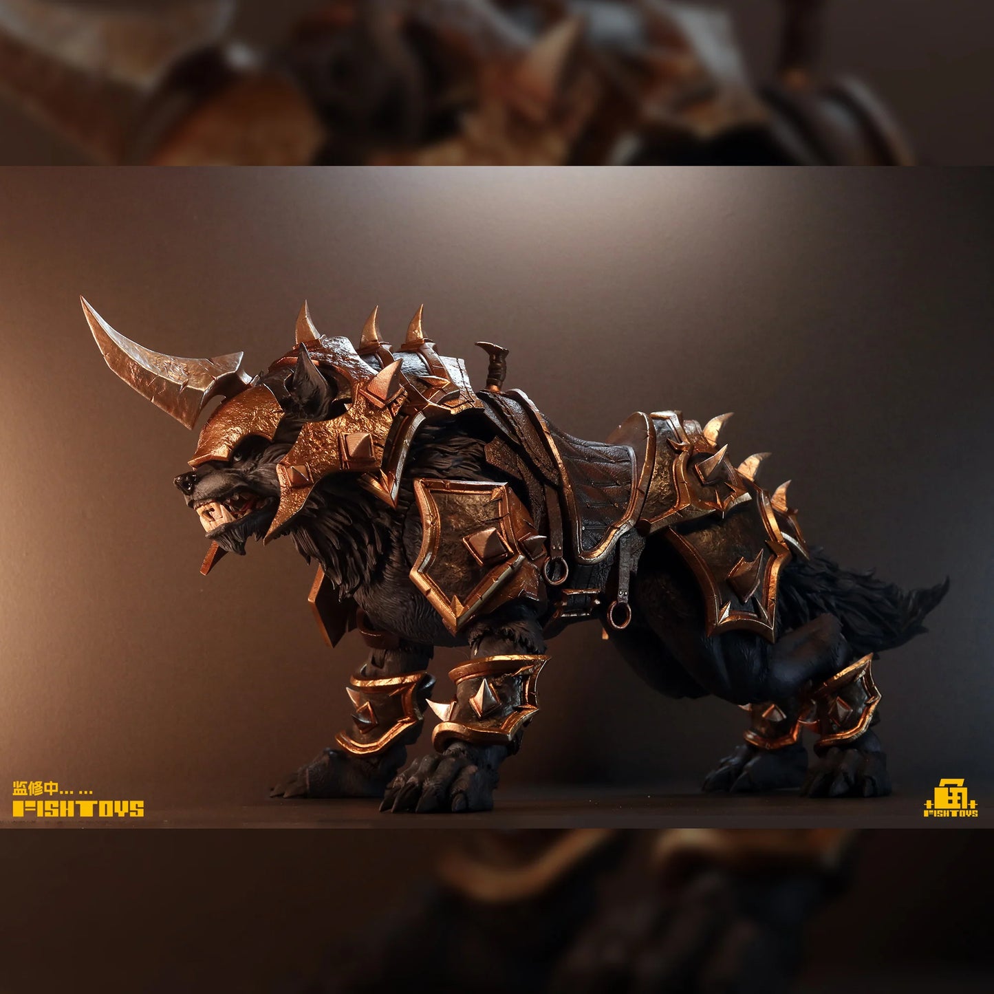 Fish Toys D20 1/12 Unicorn Glory Wolf Mount For 1/12 7in - 9in figures (In Stock)