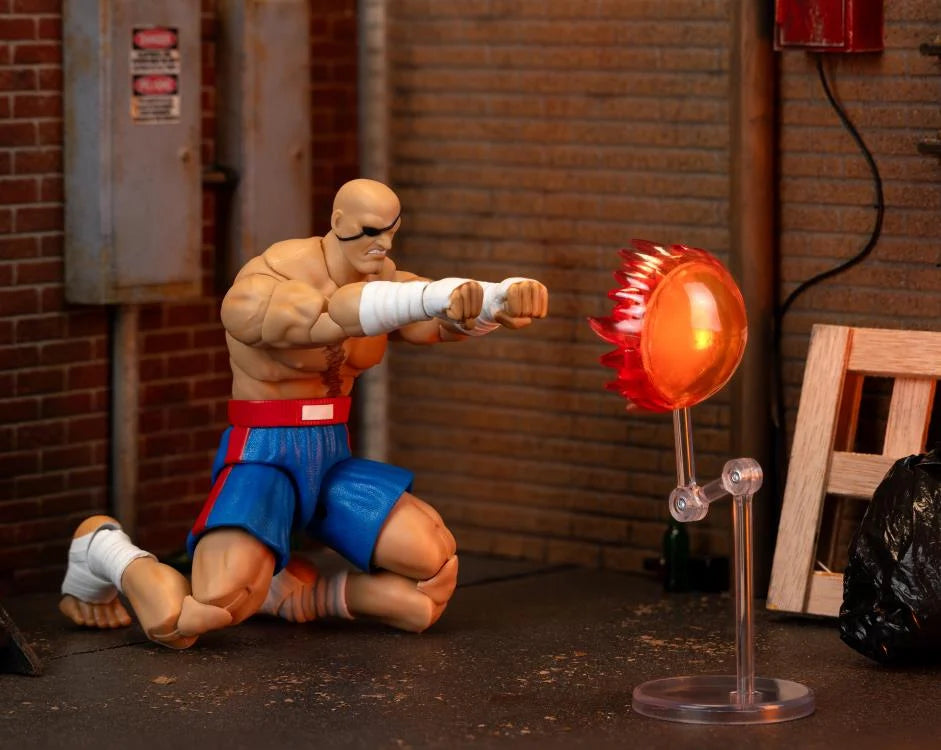 Jada Street Fighter II Sagat 6 Inch Figure (In Stock)