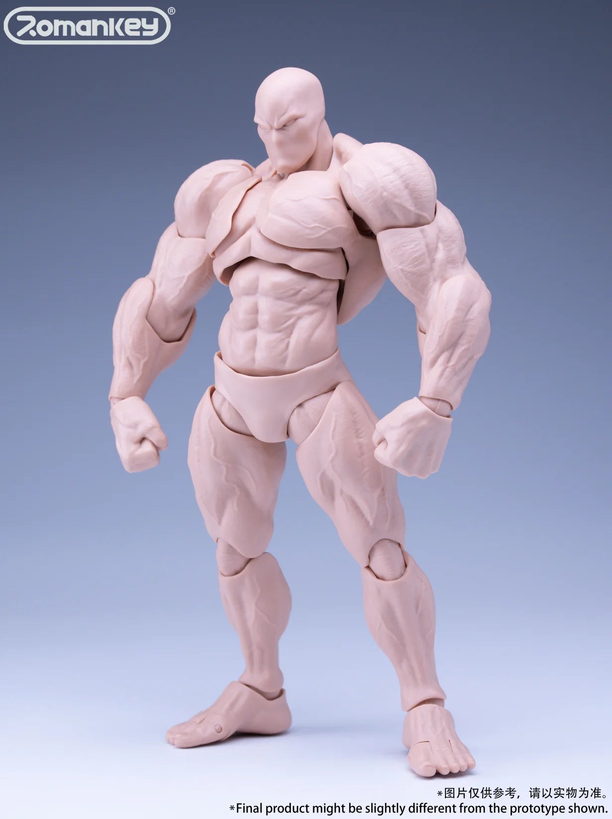 (Pre-Order) Romankey 1/12 Highly Articulated Male Body UMS003 BIG GUY Ver A B and C