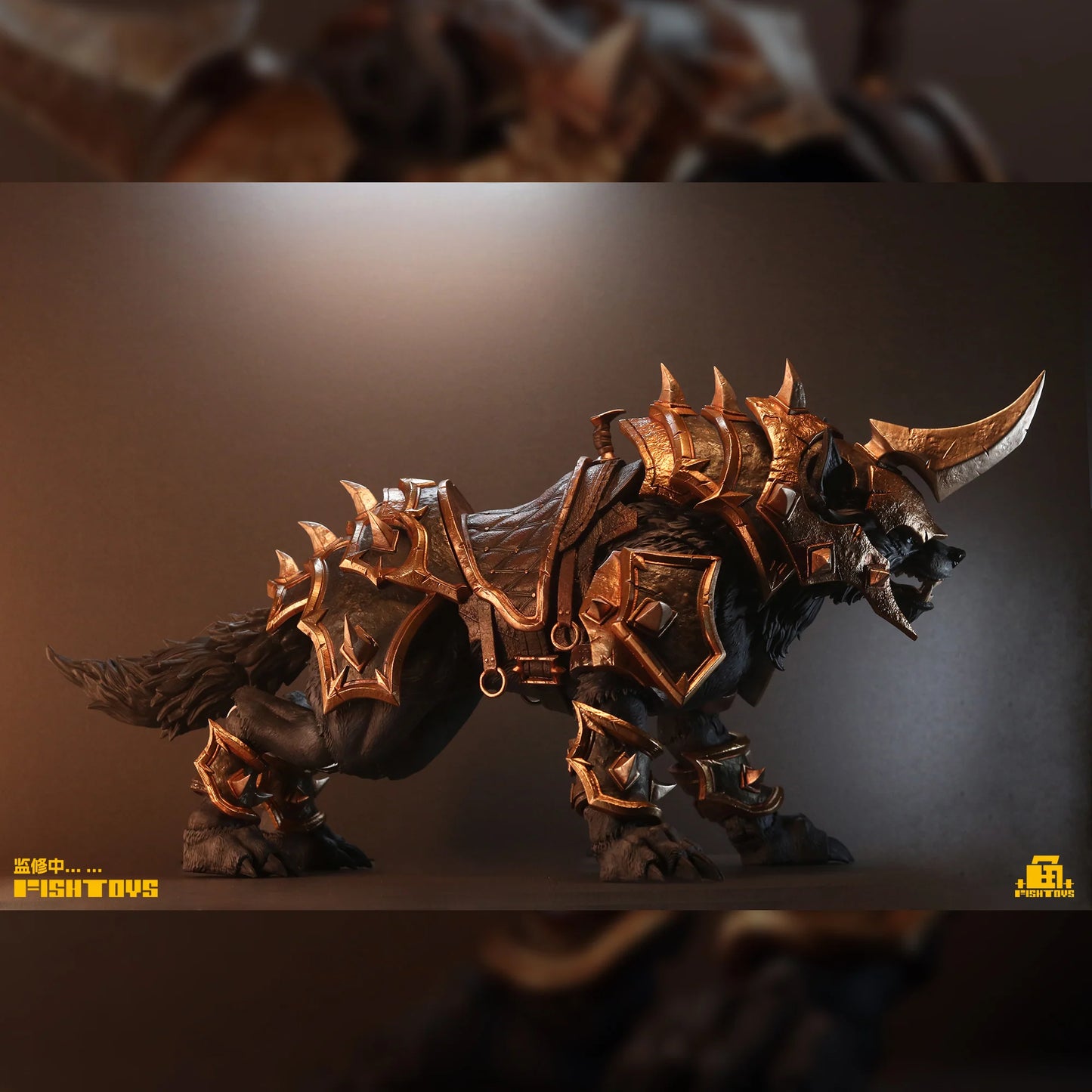Fish Toys D20 1/12 Unicorn Glory Wolf Mount For 1/12 7in - 9in figures (In Stock)