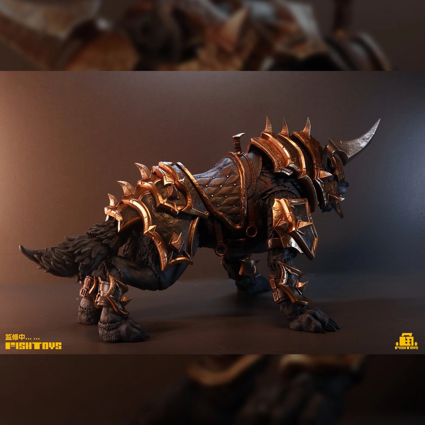 Fish Toys D20 1/12 Unicorn Glory Wolf Mount For 1/12 7in - 9in figures (In Stock)
