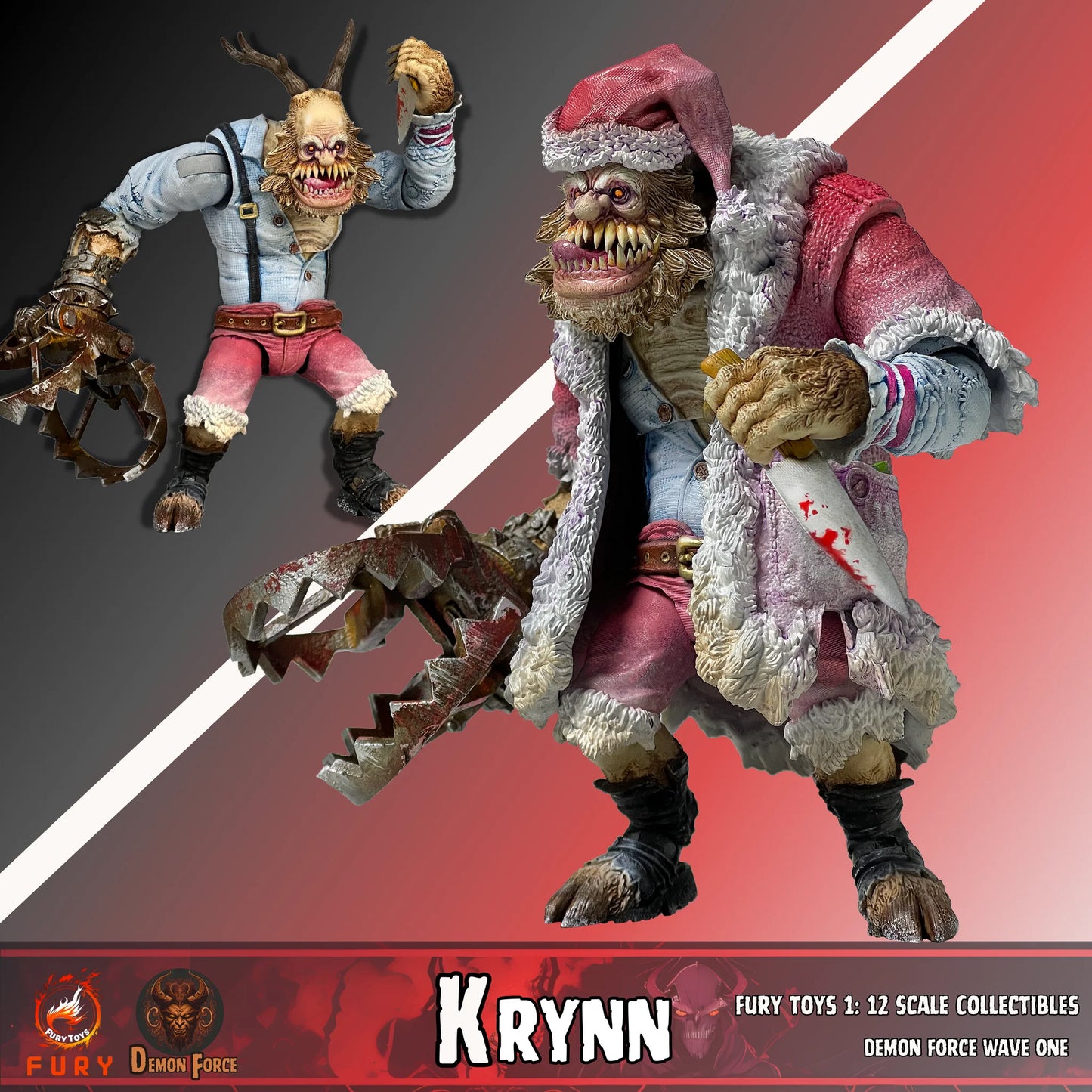 (Pre-Order) Fury toys Demon Force wave 1 1/12 The brother Kraden and Krynn 7 inches action figure