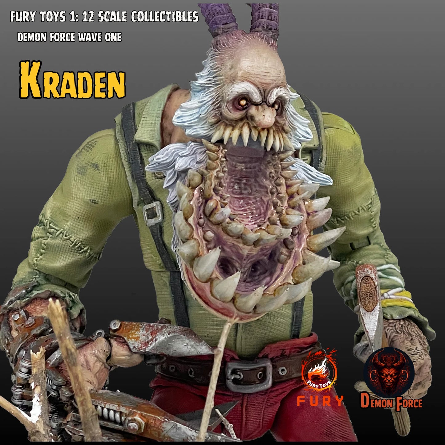 (Pre-Order) Fury toys Demon Force wave 1 1/12 The brother Kraden and Krynn 7 inches action figure