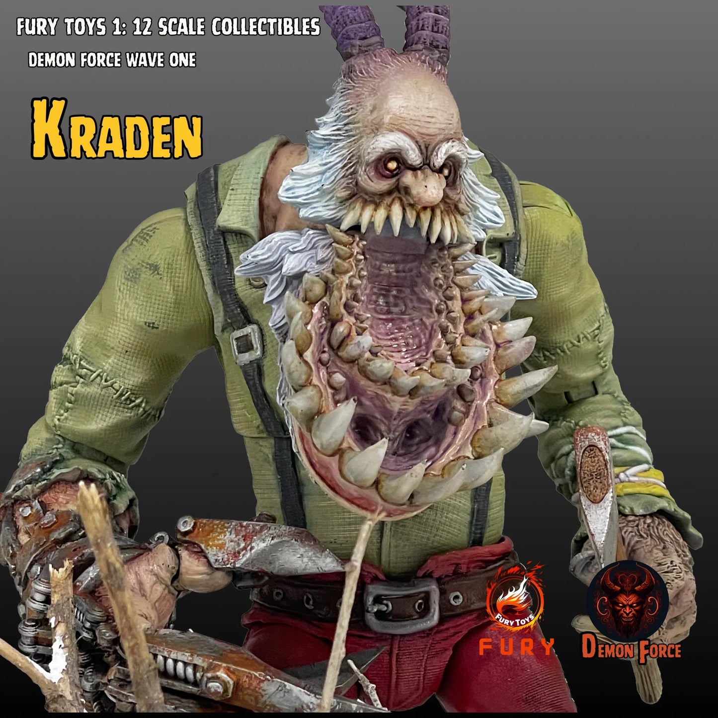 (Pre-Order) Fury toys Demon Force wave 1 1/12 The brother Kraden 7 inches action figure