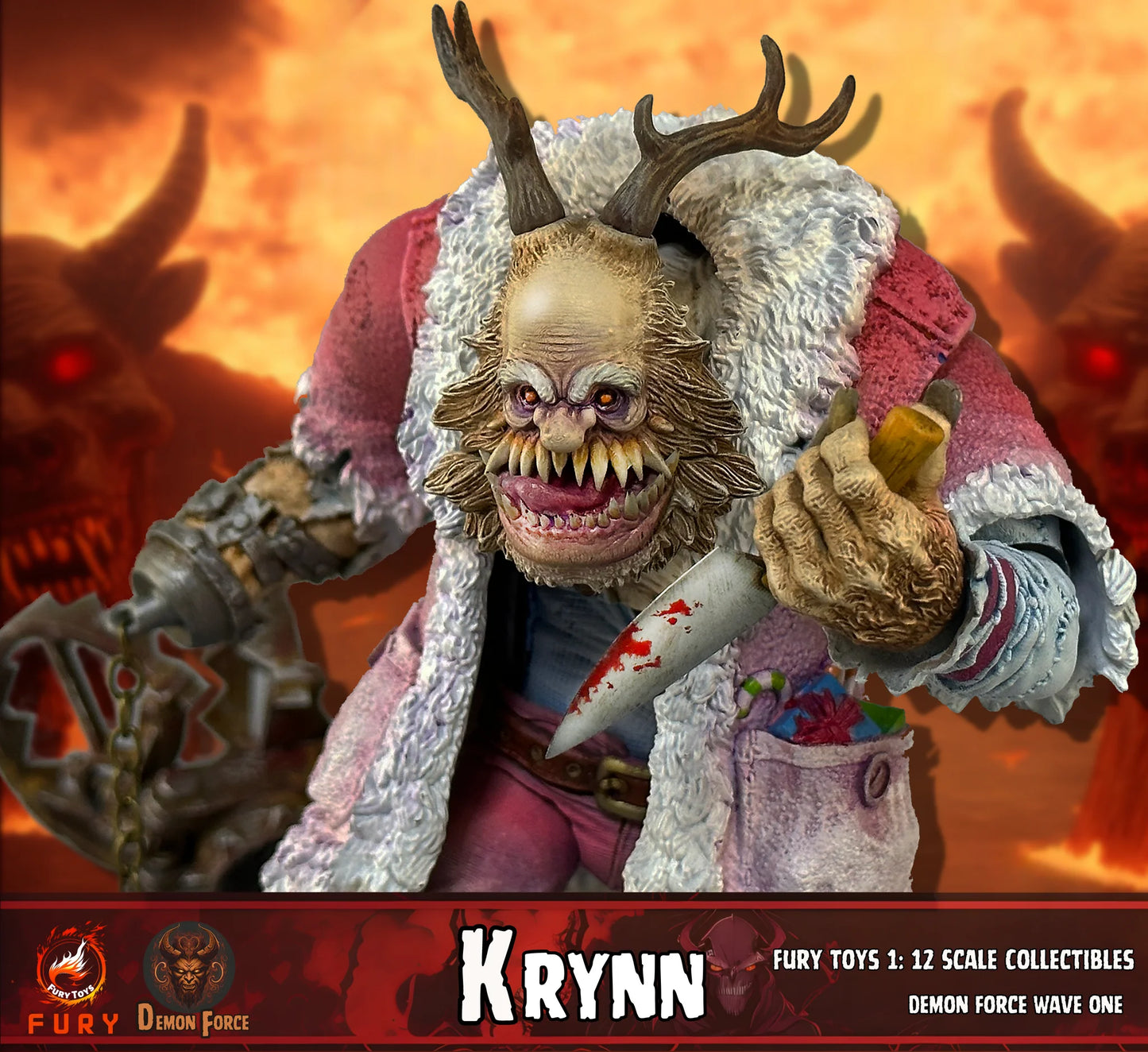 (Pre-Order) Fury toys Demon Force wave 1 1/12 The brother Kraden and Krynn 7 inches action figure