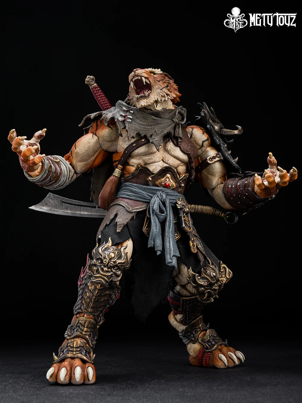 (Pre-Order) Mety toyz Adventurer's World Tiger Vanguard JinshanJun 1/10 9.5 inches Action Figure