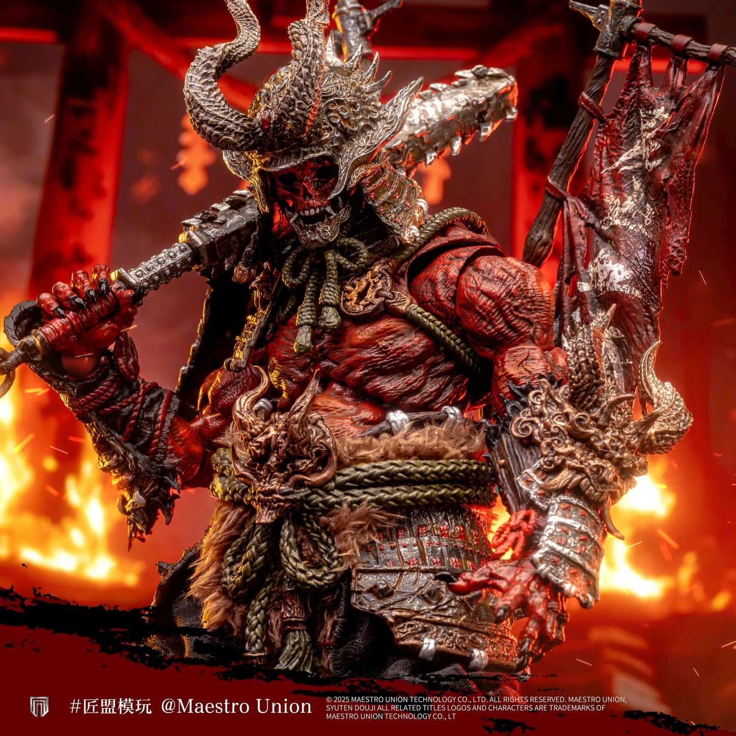 (Pre-Order) Maestro union studio Immortal Legend Syuten Douji 1/12 9 inches Action Figure Upgrade version