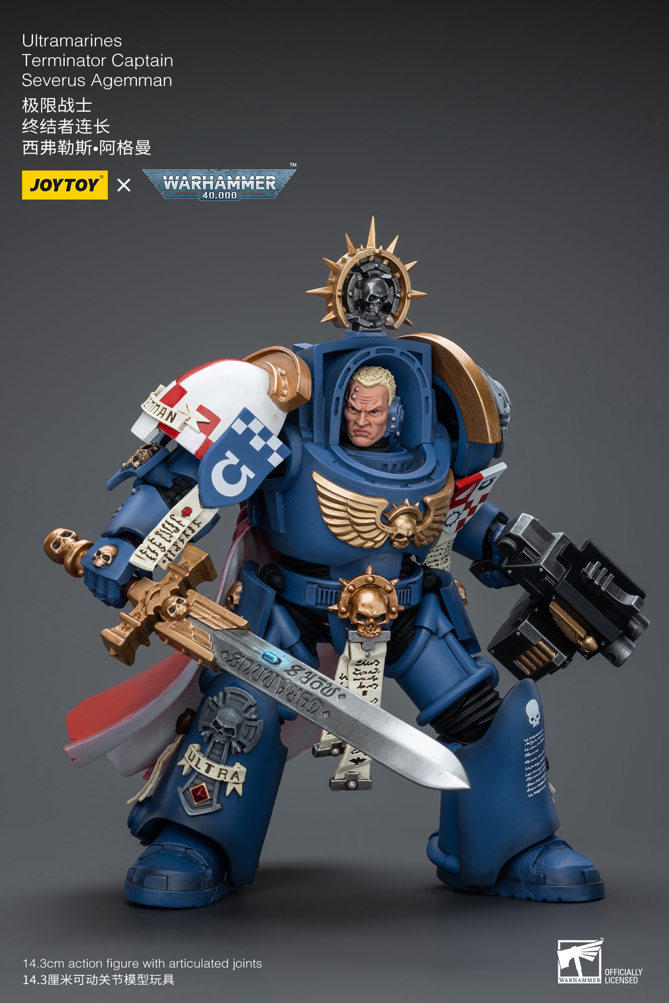 (Pre-Order) Warhammer 40k Ultramarines Terminator Captain Severus Agemman