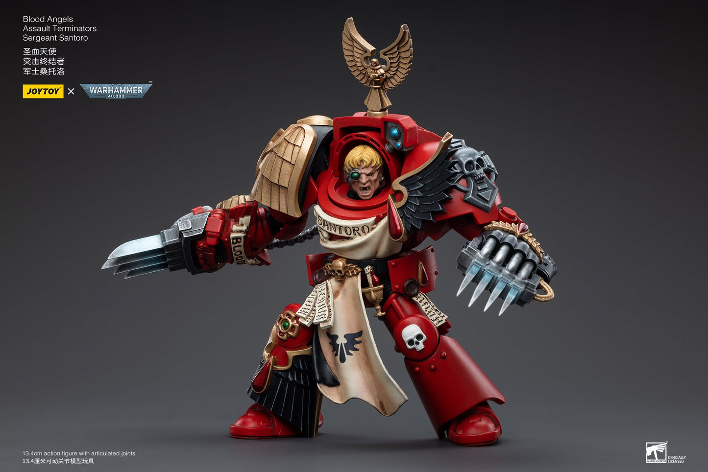 Warhammer 40K Blood Angels Assault Terminators Sergeant Santoro (In Stock)
