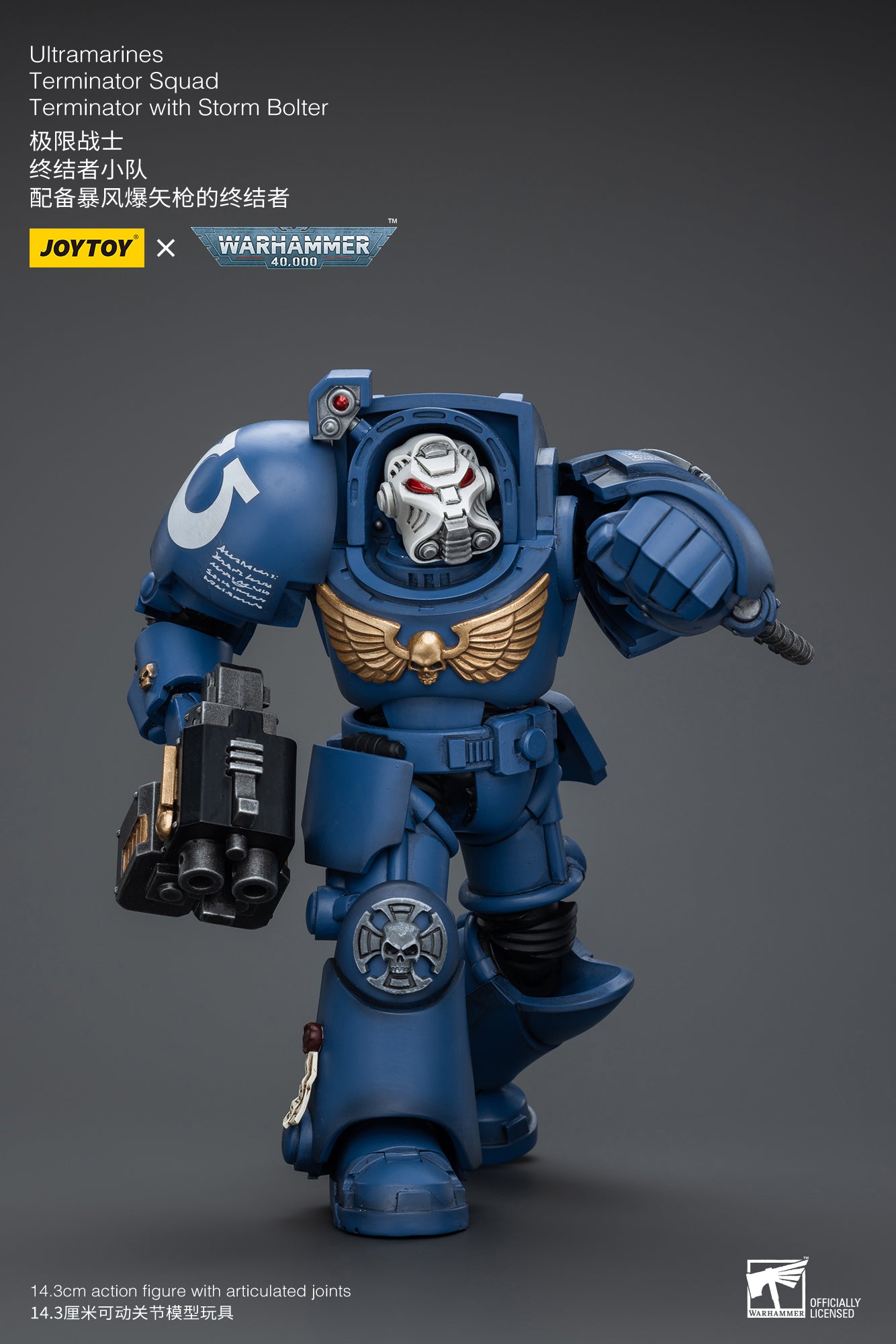 (Pre-Order) Warhammer 40k Ultramarines Terminator Squad Terminator with Storm Bolter