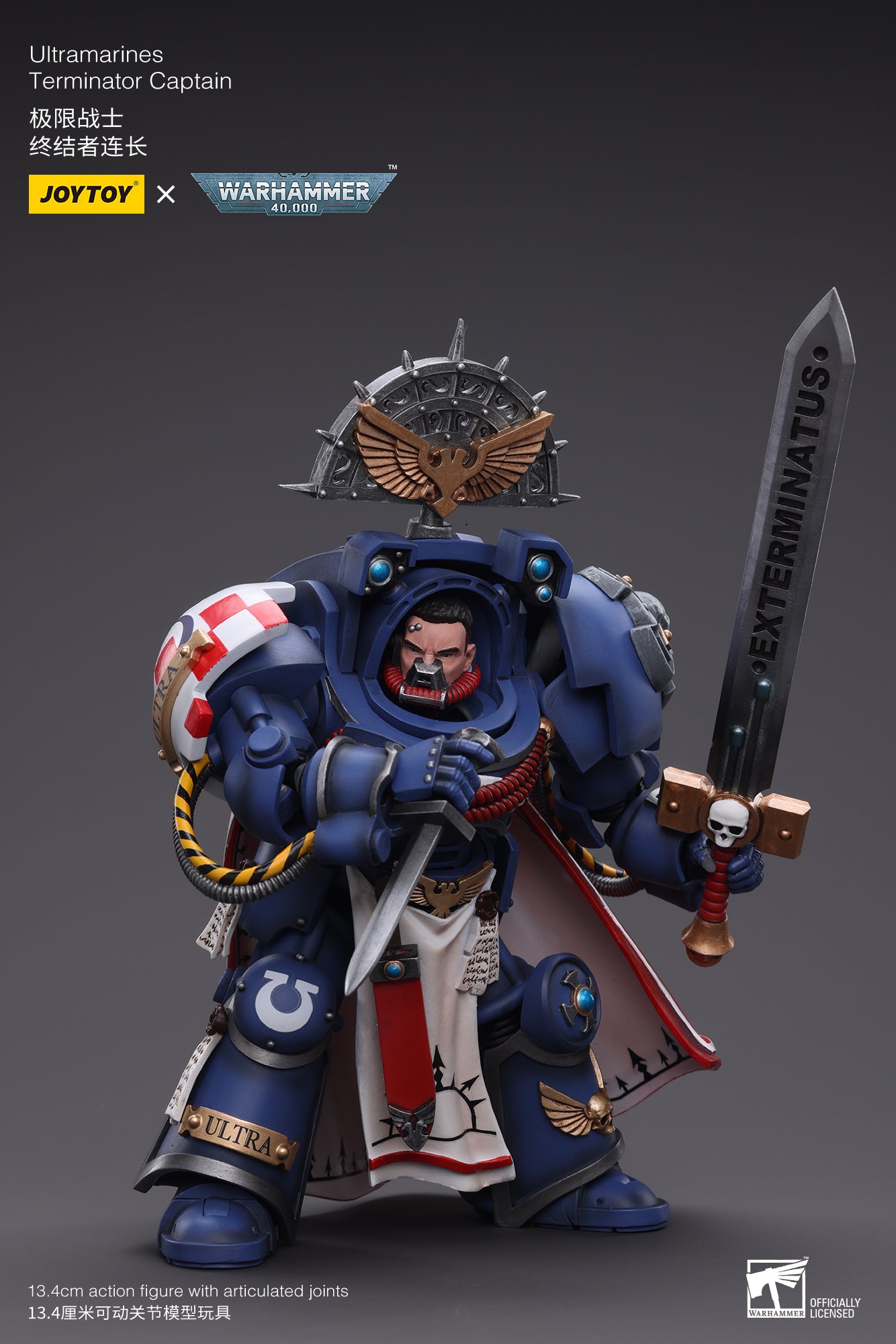 (Pre-Order) Warhammer 40K Ultramarines Terminator Captain