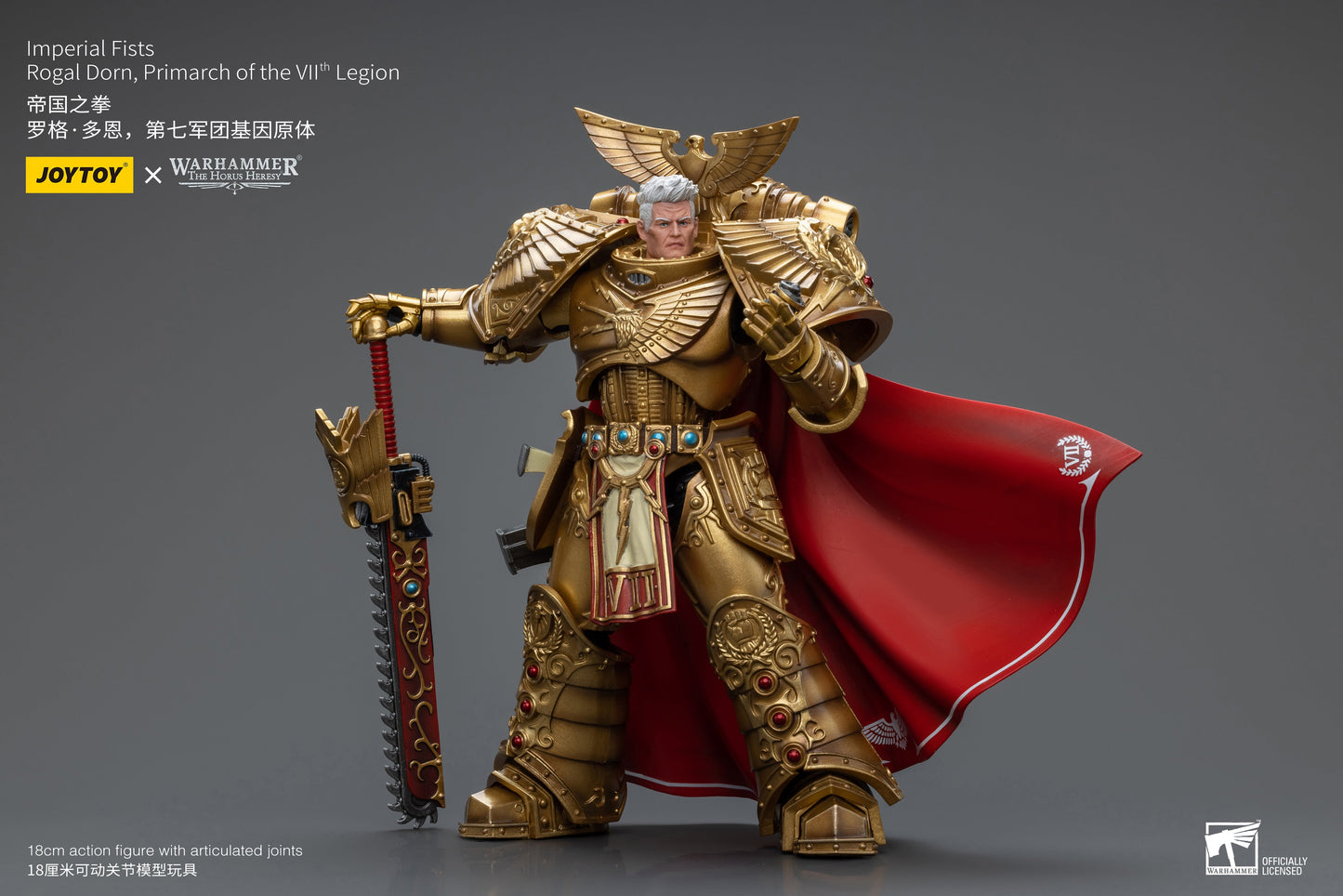 Warhammer 40K Imperial Fists Rogal Dorn, Primarch of the Vllth Legion (In Stock)