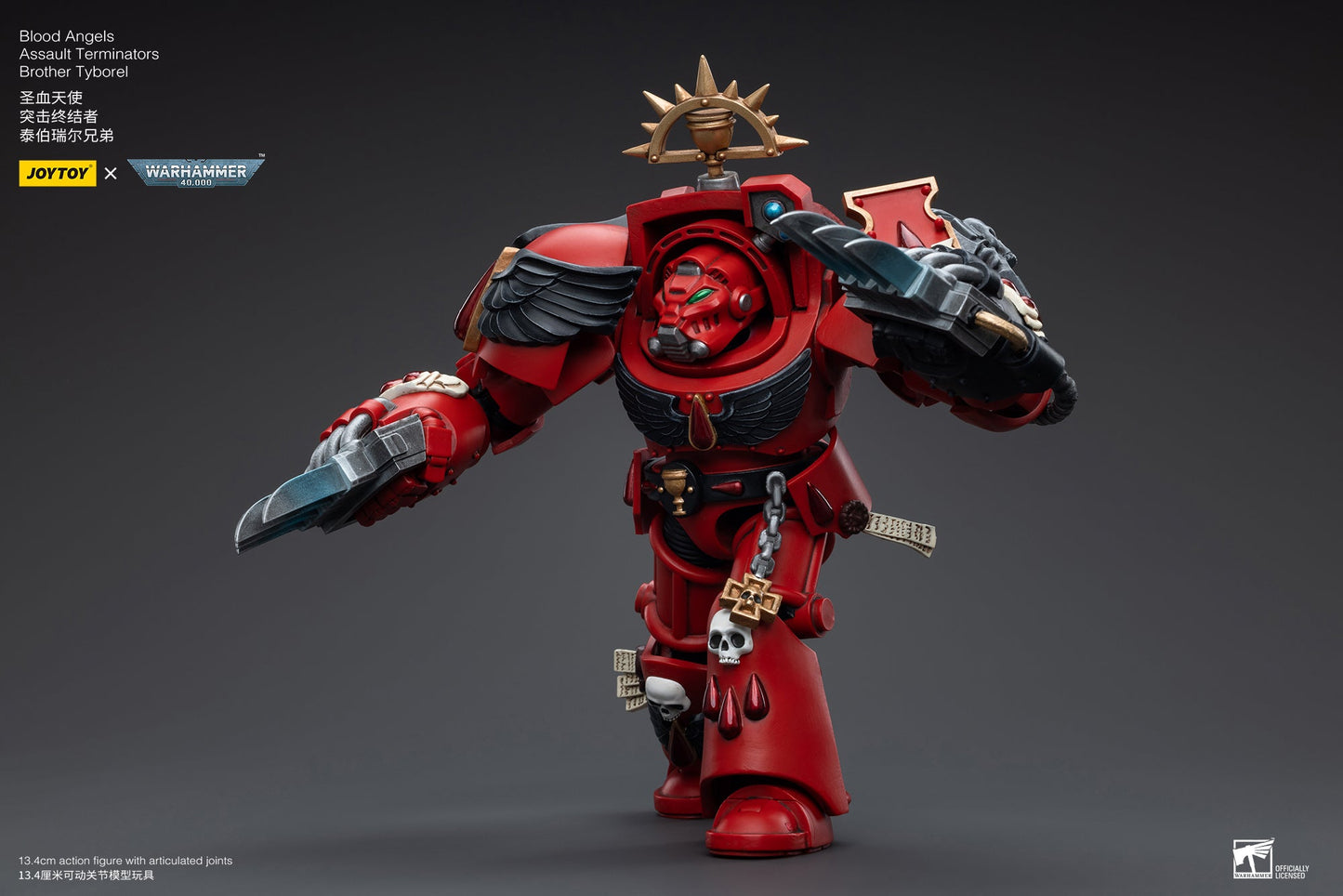 Warhammer 40K Blood Angels Assault Terminators Brother Tyborel (In Stock)