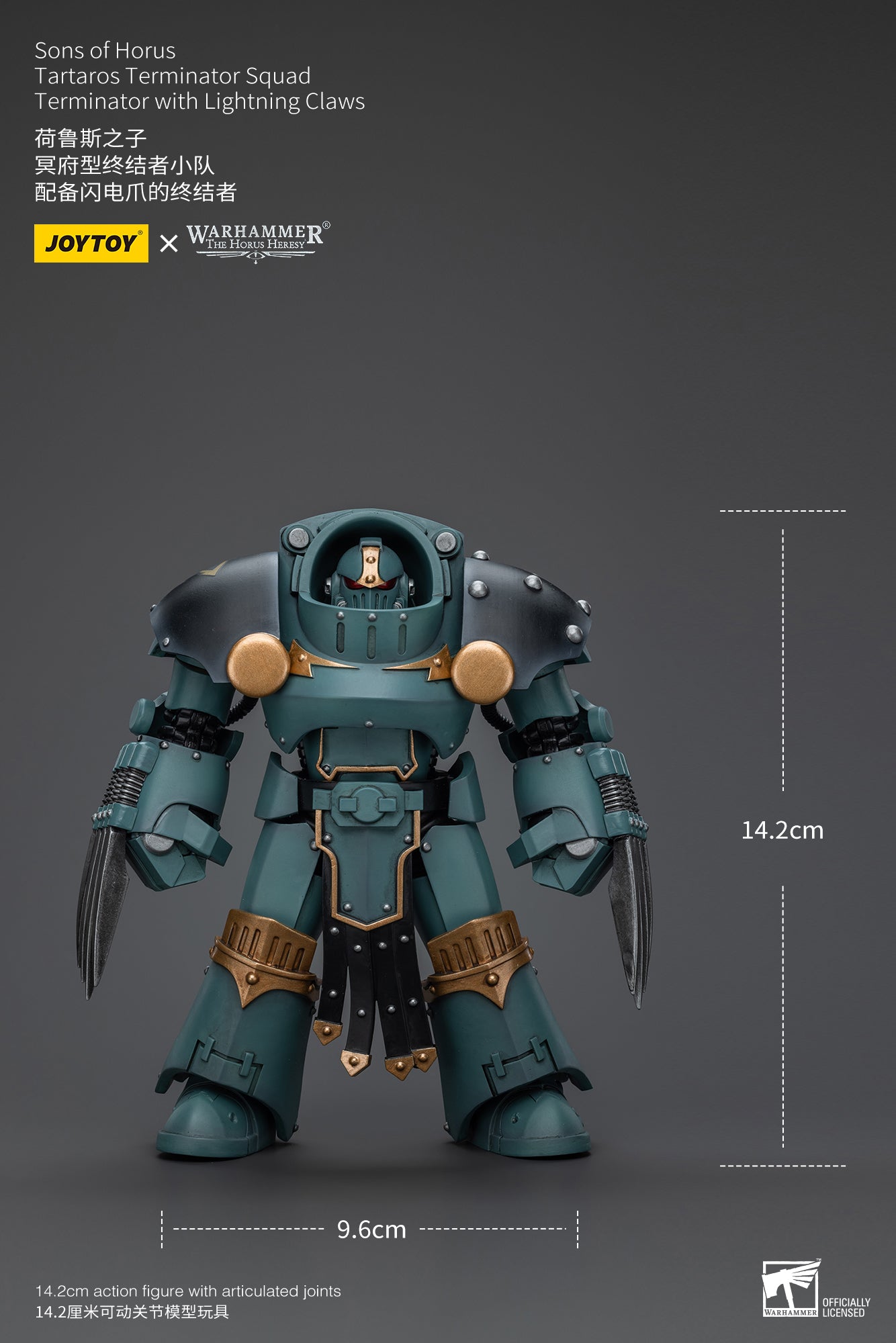 (Pre-Order) Warhammer The Horus Heresy Sons Of Horus Tartaros Terminator Squad Terminator With Lightning Claws