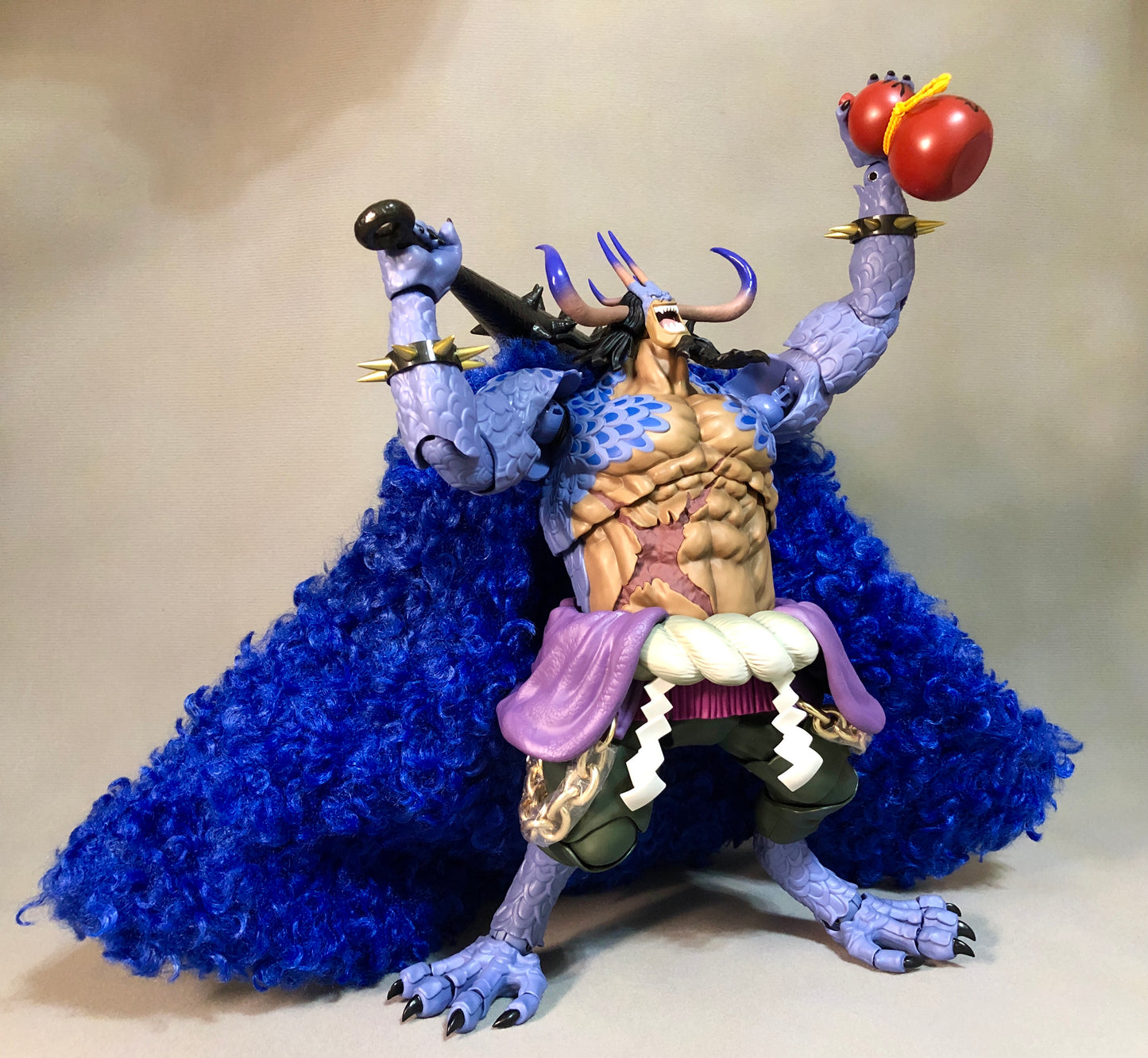 Custom 1/12 Clothing Accessories for SHF Kaido soft cloak