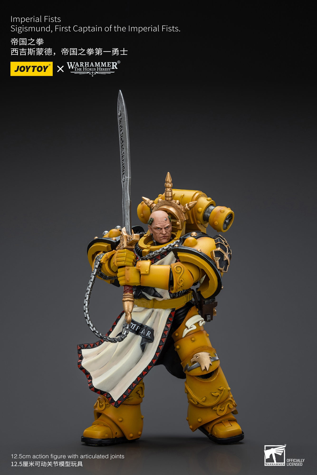 (Pre-Order) Warhammer The Horus Heresy Imperial Fists Sigismund, First Captain of the Imperial Fists